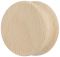 50 mm Knopf Buche Natur 50x30mm