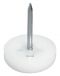 15 mm Nagelgleiter Kst.weiss Ø 15mm