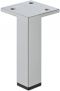 150 mm Möbelfuss St.aluf. Eck 150mm