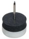 15 mm Nagelgleiter Kst.weiss Ø 15mm