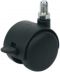 hart Doppellenkrolle F schw. Gew.M8 Ø 40mm