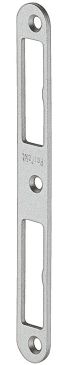 Stahl Schliessplatte silb. 20x170mm