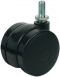 hart Doppellenkrolle schw.Gew.M8 Ø 40mm