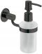 Spender: Glas,
Halter: graphitschwarz Seifenspender Ms.schw.matt