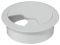 60 mm Kabeldurchlass 2-tlg. Kst. weiss Ø60mm