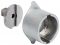 Zinkdruckguss Oliven-Rosette m.Adapt.Stell.Terza 25mm