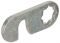 Hakenschliesshebel verz. 40x15mm