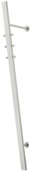 60 mm Garderobe Edelstahl 306x1554mm