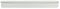 lichtgrau, RAL 9035 Papierfuehrung Kst.grau 327x34x27mm