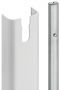 Riegelstange Alu weiss