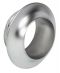 Kunststoff Rosette Kst. vern. matt 13mm