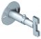 weißaluminium, RAL 9006, pulverbeschichtet Wanddistanzhalter vstb. aluf. 50-75mm