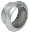 Kunststoff Rosette Kst.chr.matt 16mm