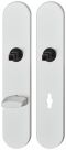 12 1418 Langschild 78 WC Alu.silberf.