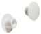 Kunststoff Abdeckkappe Kst. weiss Ø 15,0x8,5mm