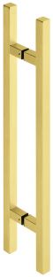 messingfarben, PVD-beschichtet Türgriff Edelst.messf.pol.25x400x600mm