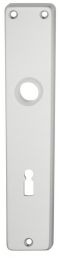 Buntbart L-Schild BB 72mm Alu silberf.