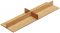 mit PUR-Lack lackiert Kreuzeinsatz Eiche 137,5x472x37,5mm