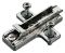 Zinkdruckguss X-Mont.pl. Duomatic SM zi.5er Düb.3mm