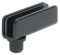 Stahl, Buchse: Kunststoff Glastürscharn. Simplex St.chr.pol. 4,7mm