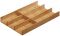 mit PUR-Lack lackiert Besteckeinsatz Eiche 300x472x43mm