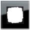 2-fach Rahmen 2-fach glasschwarz