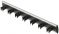 432 x 48 x 47 mm Guertelhalter schwarz 432mm