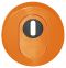 Außenrosette A-Rosette ZA 16 PA orange 24