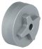 grau Distanzplatte Kst. grau 15mm