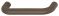 109 x 38 mm Griff PA braun matt 84 13/109x38mm
