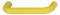 109 x 38 mm Griff PA gelb matt 18 13/109x38mm