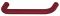 208 x 44 mm Griff PA rubinrot 33 16/208x44mm