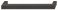 206 x 34 mm Griff Alu schwarz 206x34mm