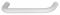 74 x 32 mm Griff PA reinweiß 99 10/ 74x32mm