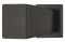 15 x 15 mm Knopf Zi.schwarz matt 15x20mm