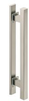 edelstahlfarben, eloxiert Tuergriff eins. eckig Al.edstf. 400mm