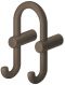 90 mm Gardb.Hak. braun 84 90x87x165mm