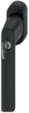 0700S/UD9020 Zyl-Fenstergriff Alu.schwarz matt
