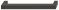 174 x 34 mm Griff Alu.schwarz matt 174x34mm