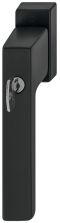 0737S/UD9024 Zyl-Fenstergriff Alu.schwarz matt