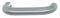 Lochteil Dialock 8mm Edst.matt U-Form