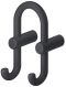 90 mm Gardb.Hak. anthrazitgrau 92 90x87x165mm