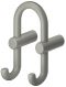 90 mm Gardb.Hak. felsgrau 95 90x87x165mm