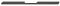 300 x 30 mm Griff Alu.schw.matt 300x30mm