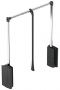 770 – 1.200 mm Gard.Lift chr./schw.10kg 770-1200mm