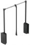 440 – 610 mm Gard.Lift chr./schw. 10kg 440-610mm