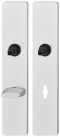 12 1410 Langschild 78 WC Alu.silberf.
