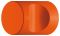 20 mm Knopf PA orange matt 24 20x28mm