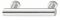 132 x 49 mm Griff Stahl chr.pol. 132x26x49mm