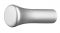 14 mm Griff Aluminium silber elox. 14x32mm